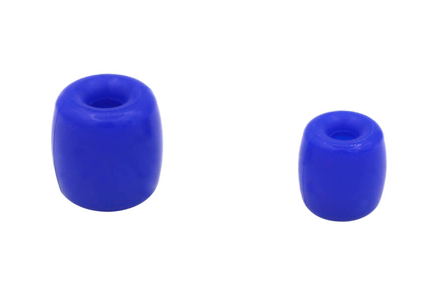 Blue silicone rubber accessory